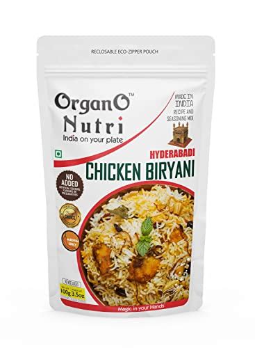 Buy OrganoNutri Hyderabadi Chicken Biryani Masala (100g)