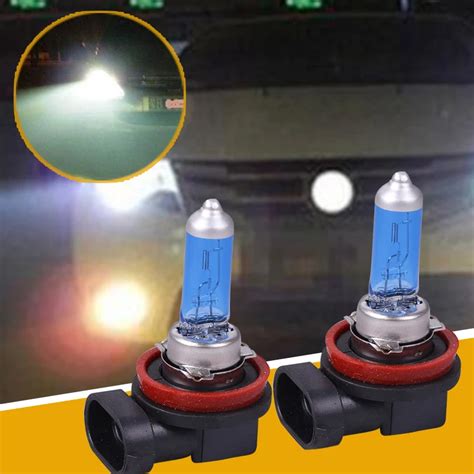 H V W Super White Halogen Bulb Fog Beam Light Bulbs For