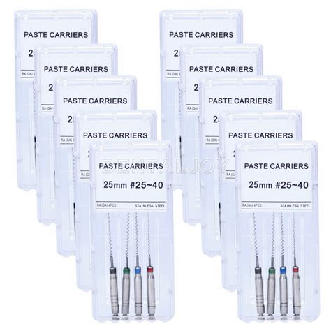 10 X AZDENT Dental Rotary Paste Carriers Engine 25mm 25 40 Stainless