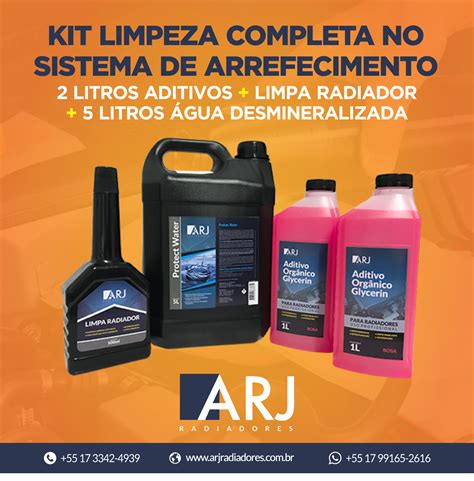 Kit Limpeza Completa No Sistema De Arrefecimento Protect Water Limpa