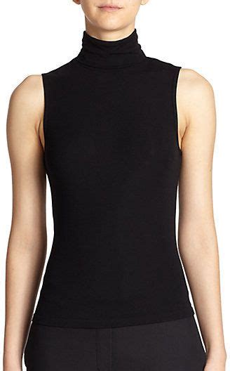 Theory Wendel Sleeveless Turtleneck Shopstyle Sleeveless Turtleneck