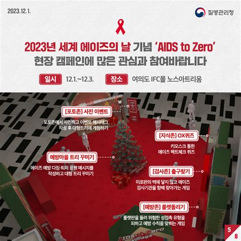 2023년 세계 에이즈의 날 Aids To Zero 카드뉴스│에이즈관리과 카드뉴스 엠폭스 감염병 질병관리청