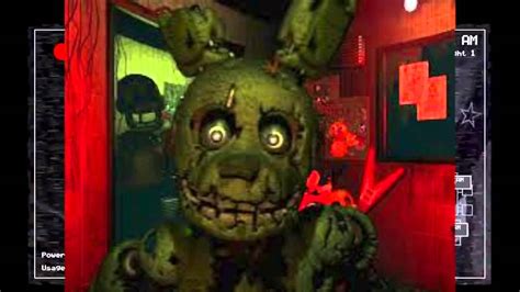 Fnaf Spring Trap Golden And Fnaf4 Youtube