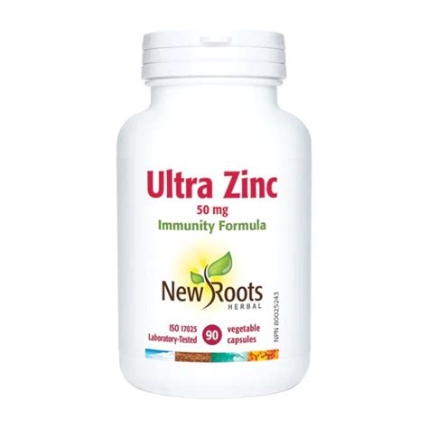 Ultra Zinc Mg Capsules New Roots Herbal Achat En Ligne Eco