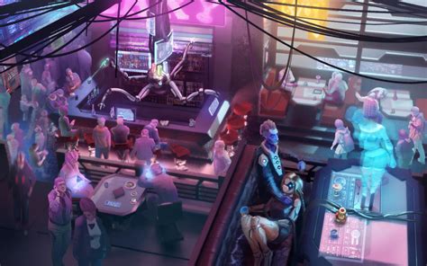 ScI-fi bar interior by Maxak8 on DeviantArt