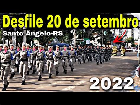 DESFILE 20 DE SETEMBRO em SANTO ÂNGELO RS 2022 colégio Tira dentes e