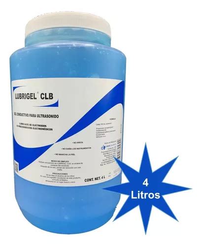 Gel Conductivo Para Ultrasonido Lubricante De Electrodos 4 L Tipos De