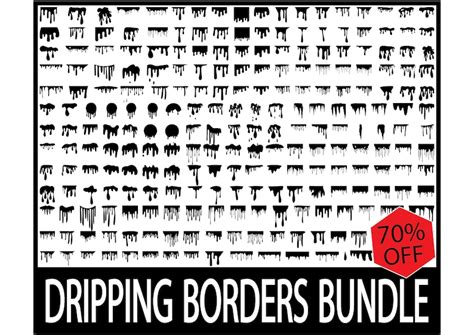 Dripping Borders Svg Dripping Borders Clipart Dripping Svg Honey