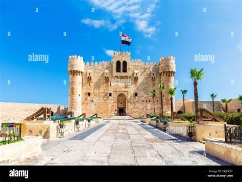 Citadel Of Qaitbay Famous Medieval Fort Built On The Place Of