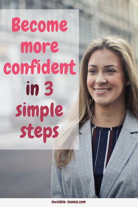 How To Build Confidence In 3 Straightforward Steps Confidence