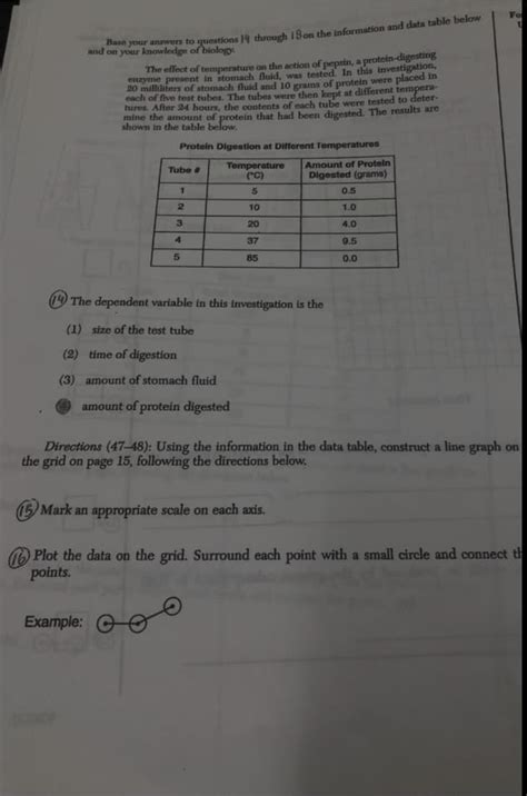 Answered Protein Digestion At Different Bartleby