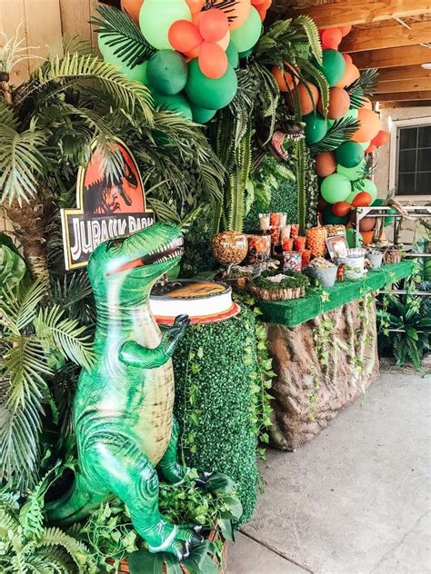 Jurassic Park Birthday Party Ideas Photo Of Birthday Party At