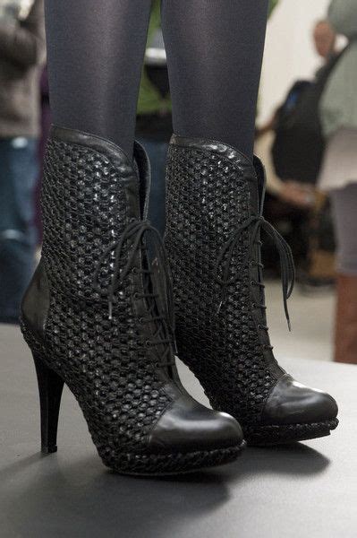 Catherine Malandrino At New York Fashion Week Fall Boots Black