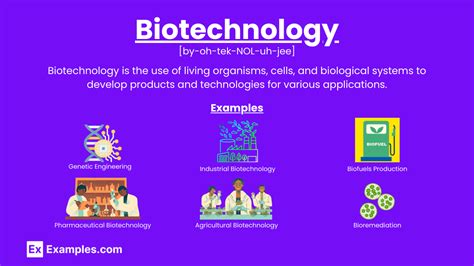 Biotechnology - 80+ Examples, Types, Applications, PDF