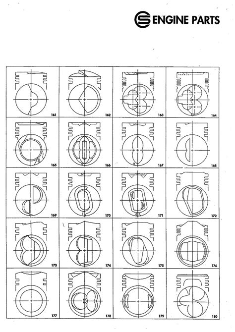 Piston Head Shape 161 180