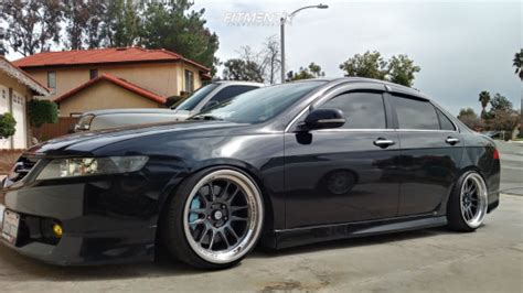 2005 Acura TSX Wheel Offset Nearly Flush Coilovers 1269871 Custom