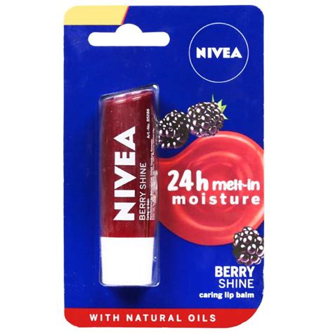 Buy Nivea Berry Shine Caring Lip Balm G Online At Best Price In