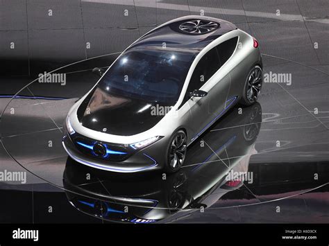 Frankfurt Germany 12th Sep 2017 The Mercedes Benz Concept Eqa Is Being Presented At The