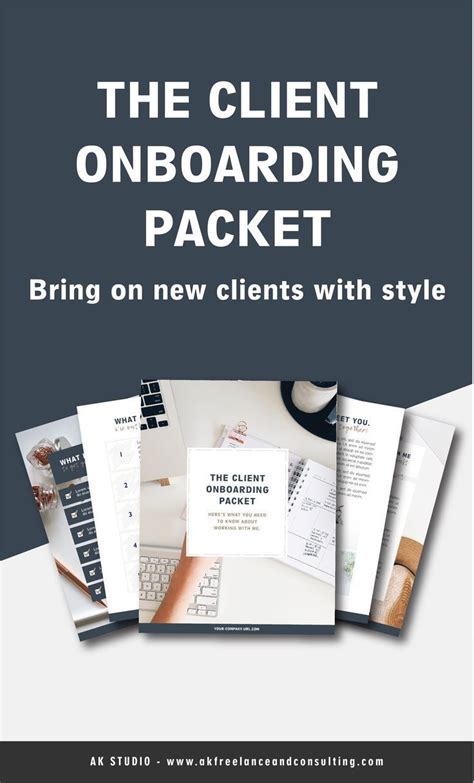 Client Welcome Packet Client Onboarding Packet New Client Packet Canva Template Service