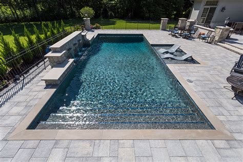 Geometric Pool Designs Geometric Swimming Pool And Spa Designs