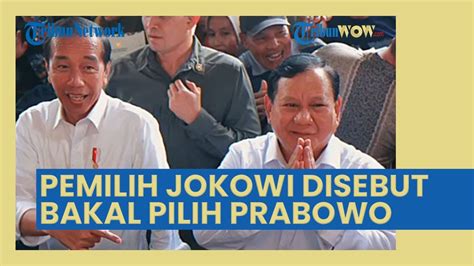 Basis Pemilih Jokowi Di 2019 Disebut Cenderung Pilih Prabowo Di Pilpres