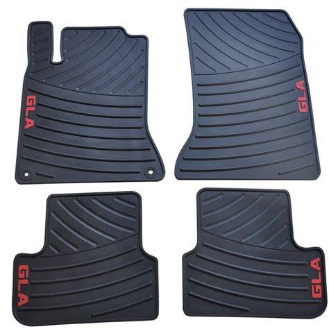 Waterproof Non Slip Rubber Car Floor Mats For Mercedes GLA No Odor