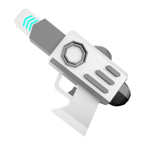 Free 3d Rendering Pump Sg Blaster Low Poly Icon 3d Render Futuristic