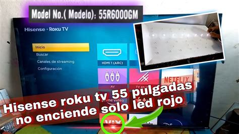 Tv Hisense No Enciende Solo Led Rojo YouTube