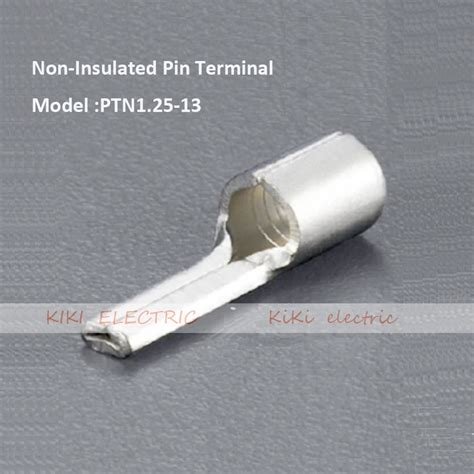 PTN1 25 13 Non Insulated Pin Terminal Needle Naked Terminal Cold Terminals For 0 5 1