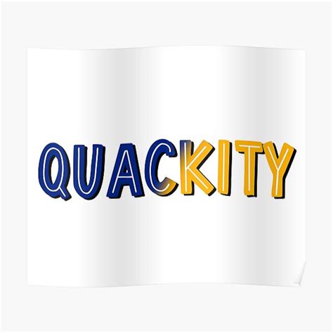 Quackity Poster For Sale By Cartershart Redbubble