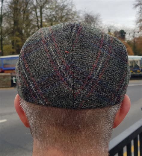 Traditional Irish Tweed Flat Cap Paddy Cap Greenredblue Etsy Uk