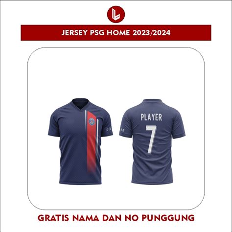 Jual Jersey Psg Home 2023 2024 Premium Terbaru Gratis Nama Dan No