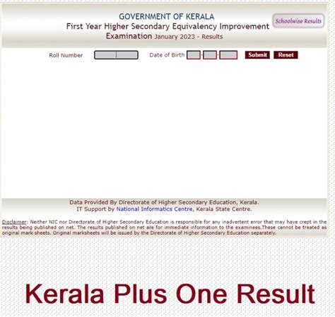 Kerala Plus One Result 2023 Date DHSE 1 Keralaresults Nic In