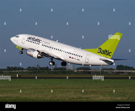 Yl Bbq Air Baltic Boeing Cn Takeoff From Schiphol Ams