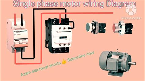 Wiring Diagram For A Single Phase Motor How To Wire A Single Phase