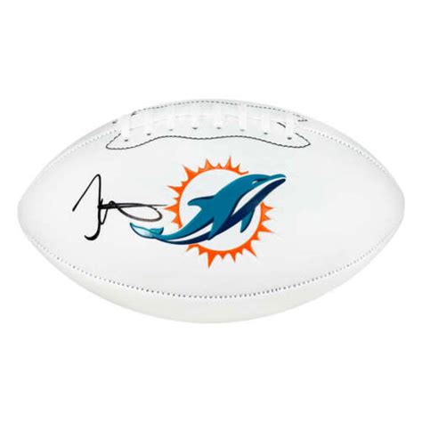 Tyreek Hill Signed Miami Dolphins Official NFL Team Logo Football