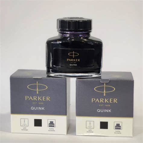 Parker Ink Refills Ink Bottles Quink Black Shopee Malaysia