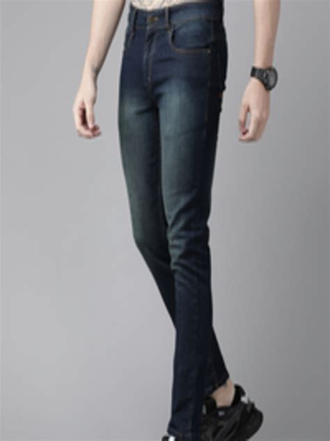 Buy Roadster Men Navy Blue Skinny Fit Light Fade Stretchable Jeans