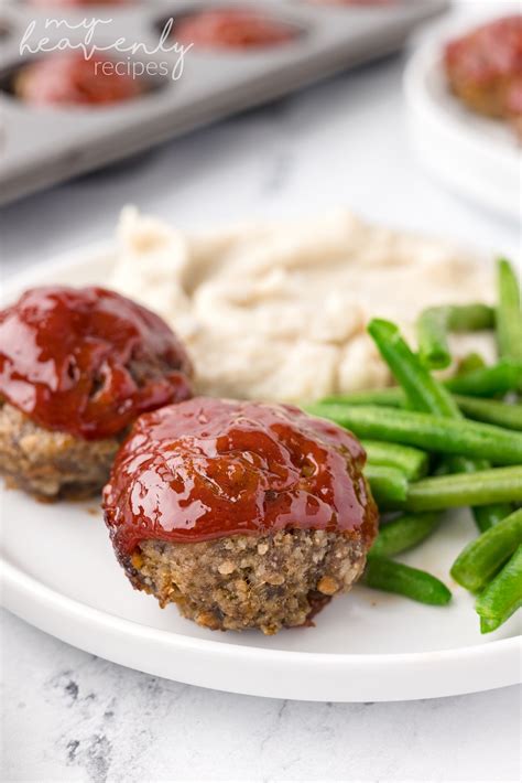 Mini Meatloaves Recipe - My Heavenly Recipes