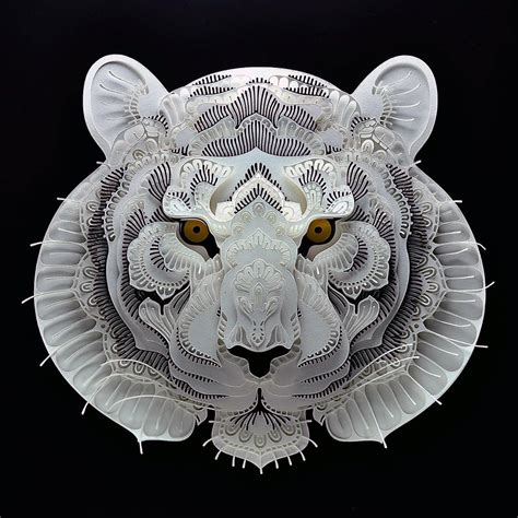 Intricate Cut Paper Works Featuring Endangered Animals Booooooom