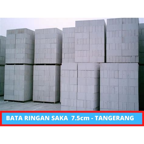 Jual Bata Ringan Hebel Cm Sni Saka Block Tangerang Shopee Indonesia