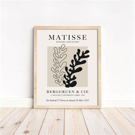 Matisse Cut Out Art Print Vintage Wall Art Abstract Wall - Etsy