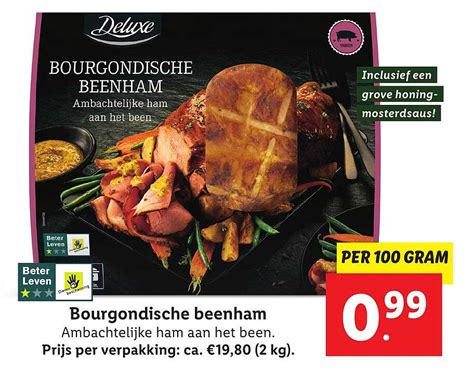 Deluxe Bourgondische Beenham Aanbieding Bij Lidl 1Folders Nl