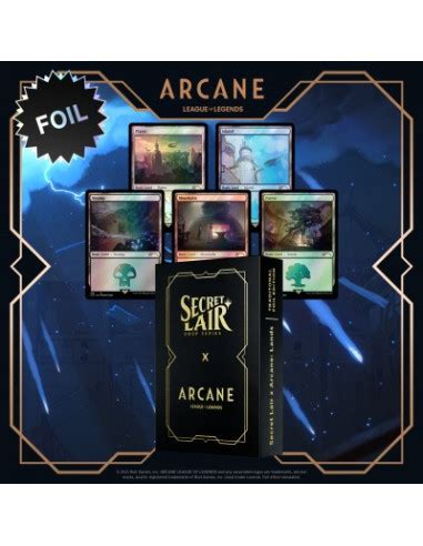 Secret Lair X Arcane Lands Foil Edition Magic The Gathering