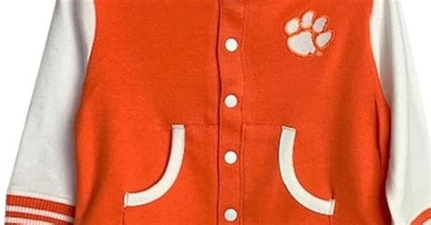 Clemson Letterman Jacket - Films Jackets