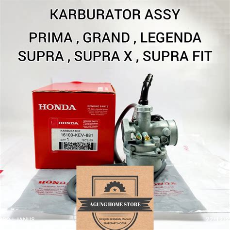 Jual KARBURATOR CARBU ORIGINAL KARBU HONDA SUPRA X FIT GRAND LEGENDA