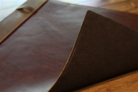 Leather Desk Pad Protector and Blotter - GROWLEY LEATHER CO.