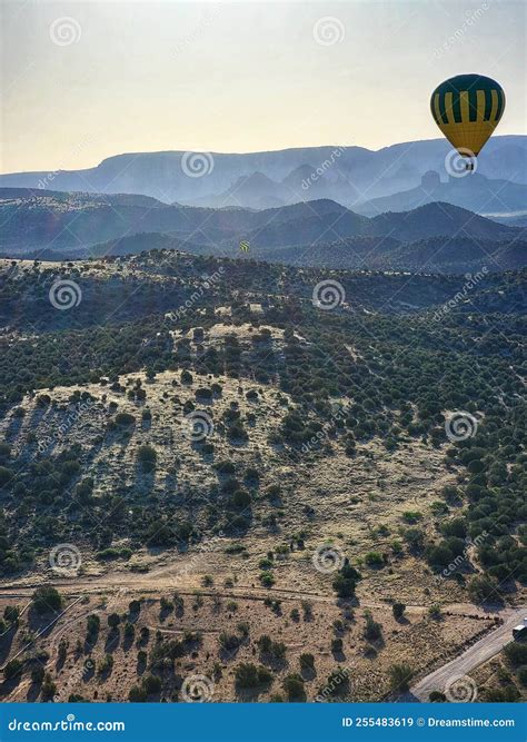 Hot Air Balloon Rides in Sedona, Arizona Stock Image - Image of arizona ...