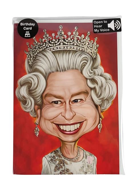 Buy Talking The Queen Birthday Card Funny Birthday Card For Mom Dad