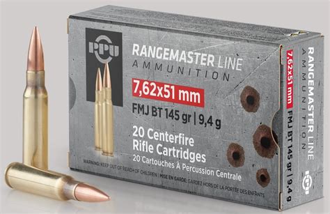 Prvi Partizan PPU Rangemaster Line 7 62x51mm 145Gr FMJBT 20 Round Box